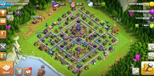 COC242 Maxed TH15 Heroes, Troops, Spells, Pets, Siege Machines 